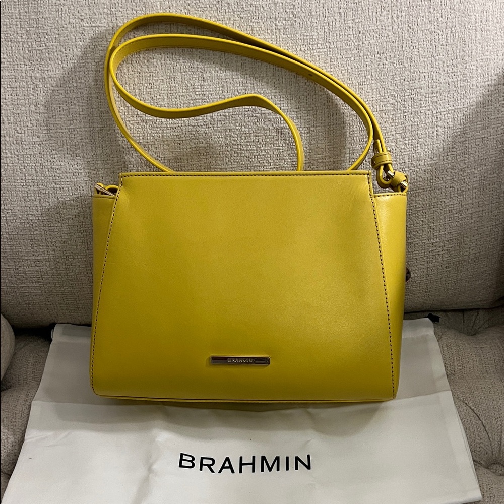 Brahmin Mustard Crossbody Bag